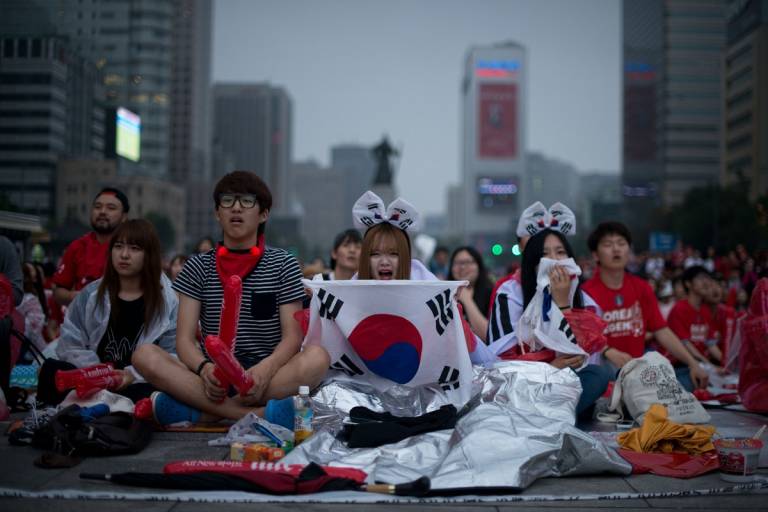Para Pengabdi Setan Merah Timnas Korea Selatan