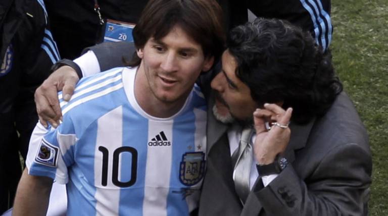 Pemberontak, Persamaan Lionel Messi dan Diego Maradona