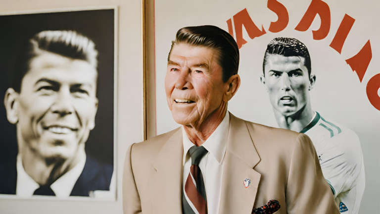 Ronald Reagan, Sosok Inspirasi Nama Cristiano Ronaldo
